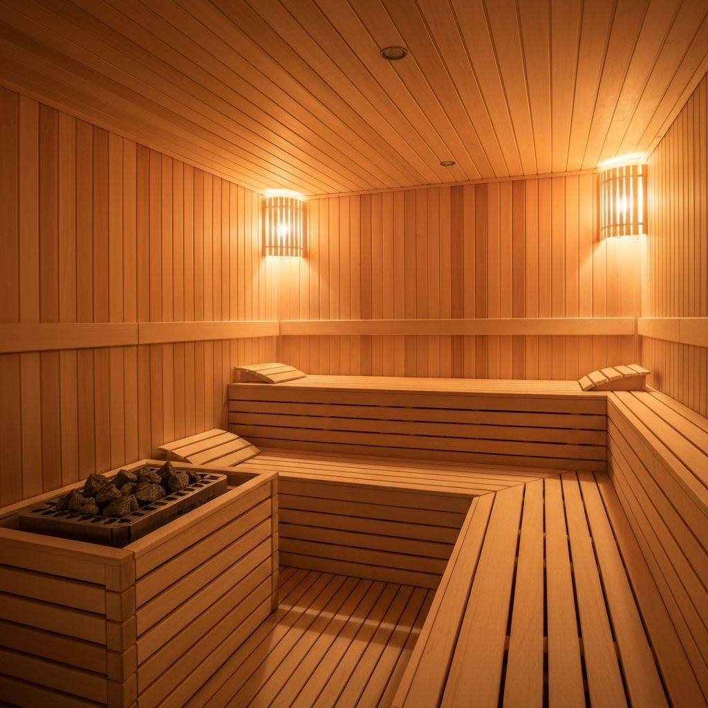 Polish sauna interior